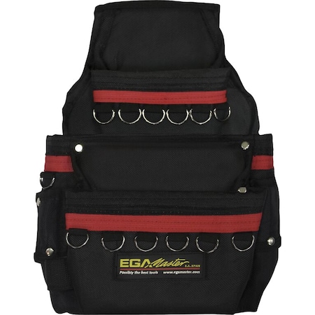 Ega Master Tool Bag, 7 POCKETS ANTIDROP NYLON BAG FOR TOOL BELT 50997, Nylon 50935